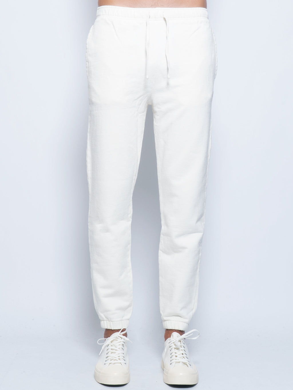 2026 New Arrival Pantaloni da Jogging in Cotone Crema