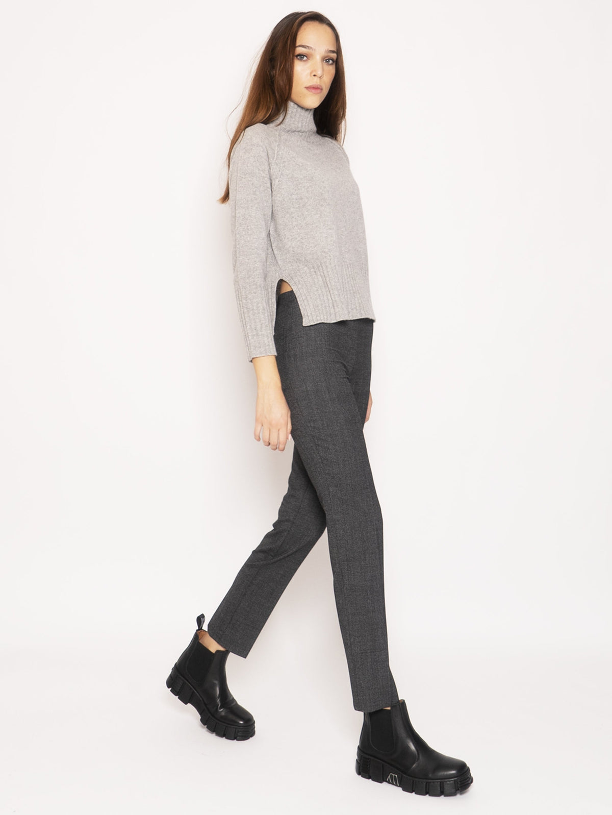 2026 New Arrival Pantalone con Elastico in Vita - Grigio