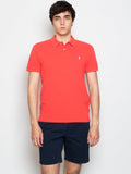 2026 New Arrival Polo in Mesh Slim Fit Corallo