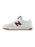 2026 New Arrival Sneakers Basse da Basket 480 Bianco/Bordeaux