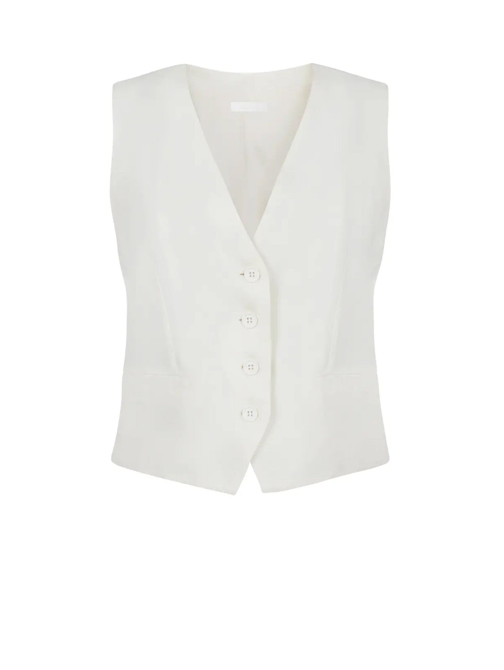 2026 New Arrival Gilet con Scollo a V Panna