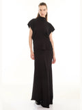 2026 New Arrival Blusa con Cannello e Fiocco Nero