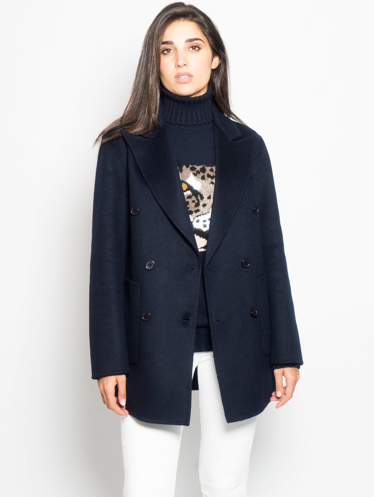 2026 New Arrival Caban Doppiopetto Blu