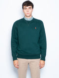 2026 New Arrival Felpa Girocollo con Inserto a V Verde