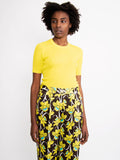 2026 New Arrival Maglia a Costine Giallo