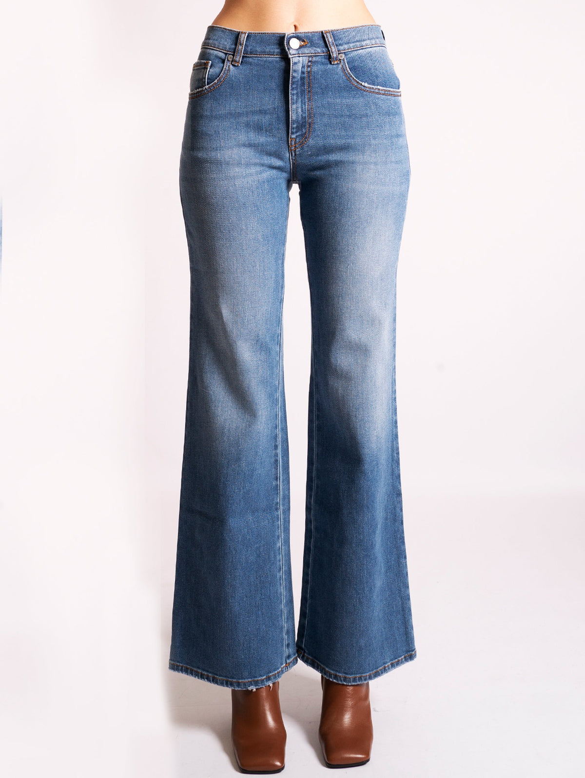 2026 New Arrival Pantalone Cinque Tasche Blu