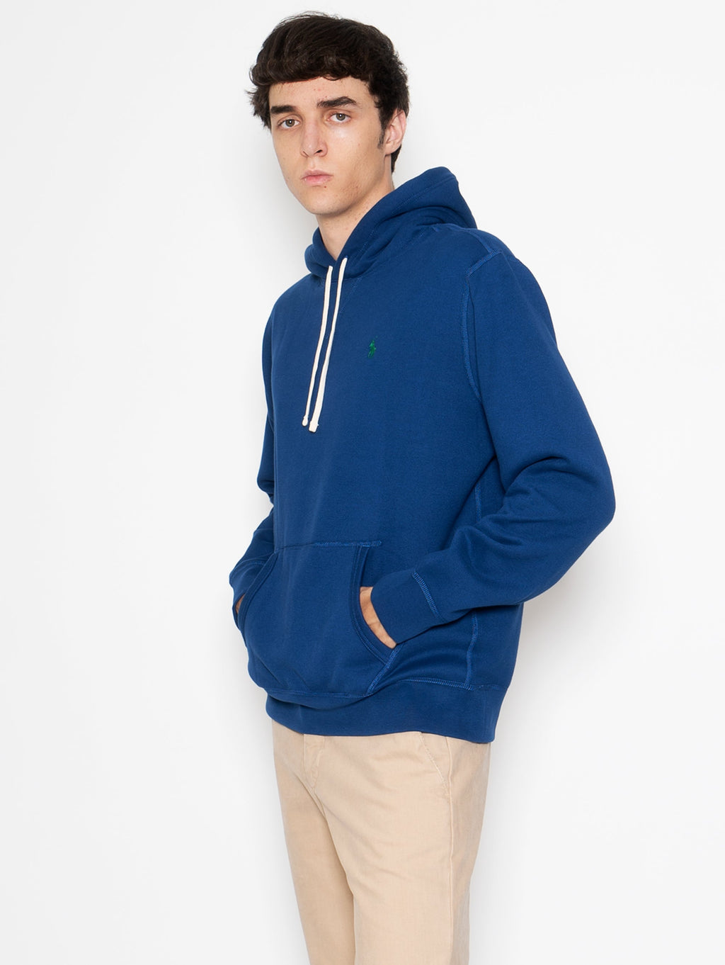 2026 New Arrival Felpa con Cappuccio Blu