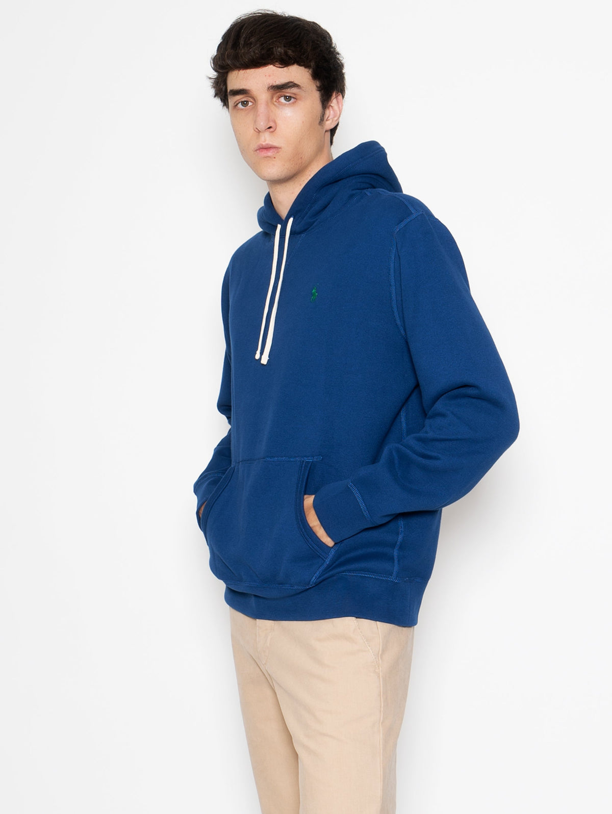 2026 New Arrival Felpa con Cappuccio Blu