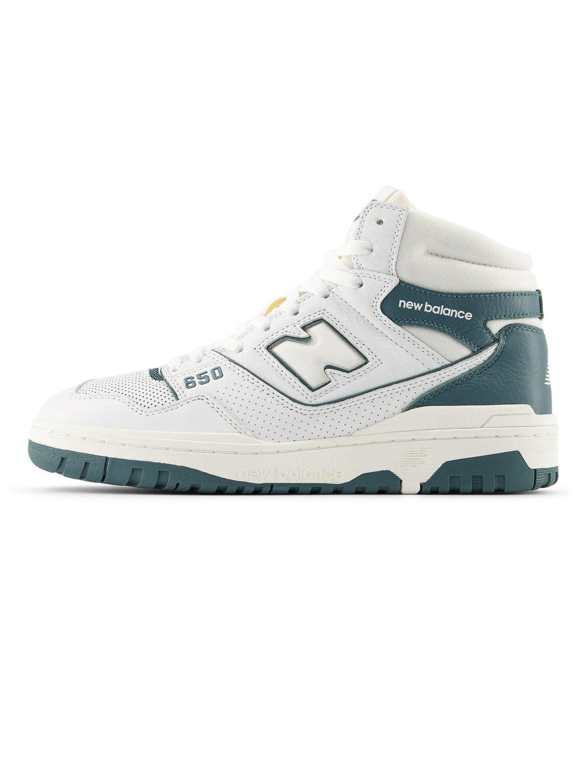 2026 New Arrival Sneakers Alte Retr 650 Bianco/Petrolio