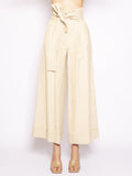 2026 New Arrival Pantaloni con Pinces Beige