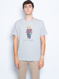 2026 New Arrival T-shirt con Stampa Polo Bear Grigio