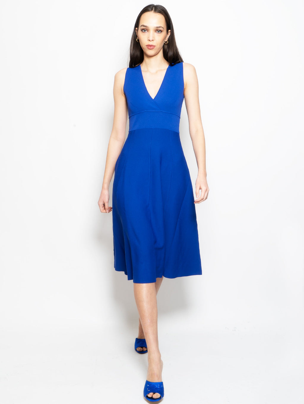 2026 New Arrival Abito Midi Svasato Bluette