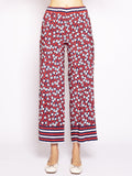 2026 New Arrival Pantaloni in Seta Stampata Multicolor