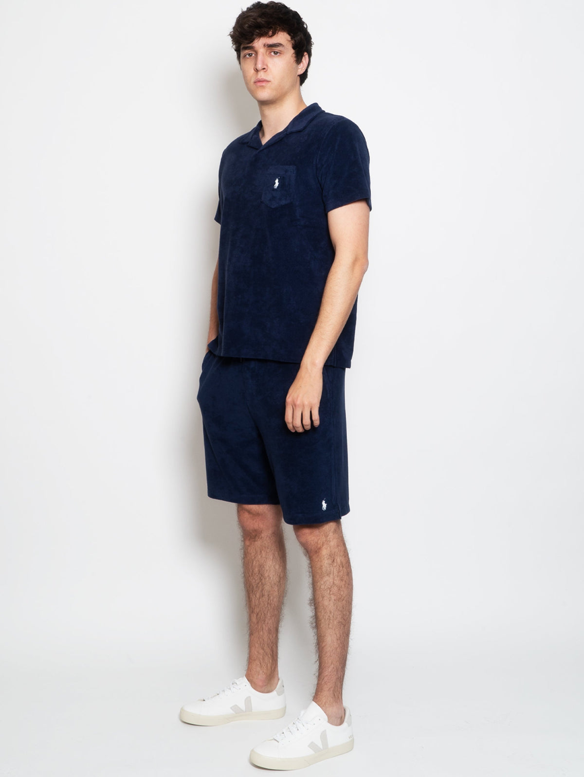2026 New Arrival Short in Spugna con Coulisse Blu