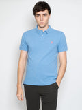 2026 New Arrival Polo in Mesh Slim Fit Blu