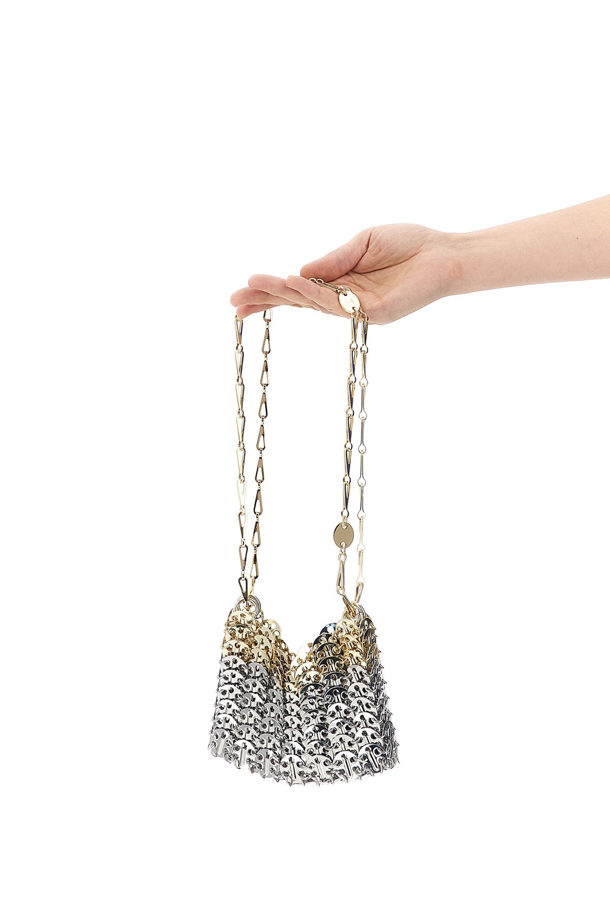 2026 New Arrival 1969 nano plexiglas degrade shoulder bag in metal