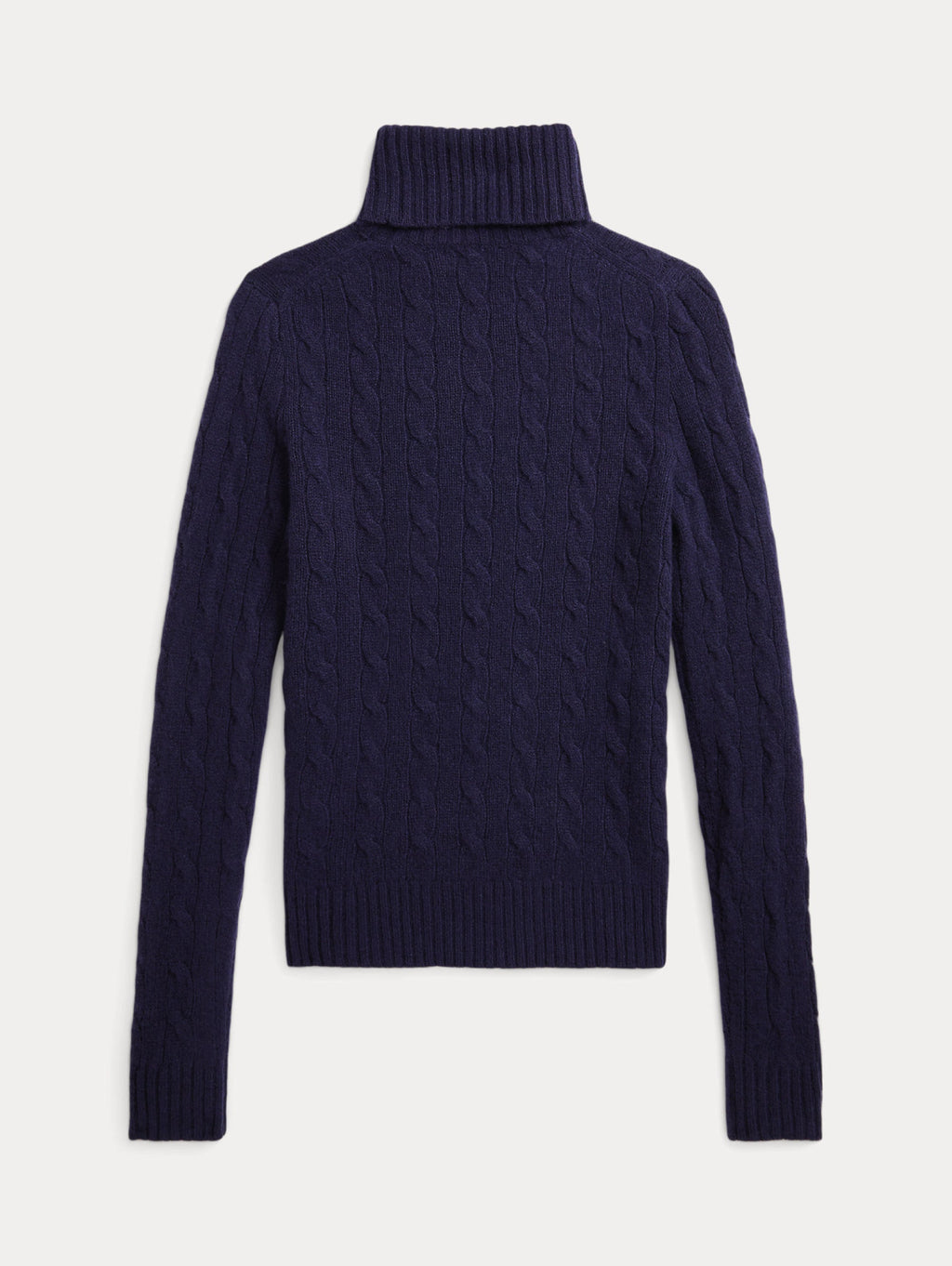 2026 New Arrival Maglia con Collo Alto a Trecce Blu Navy