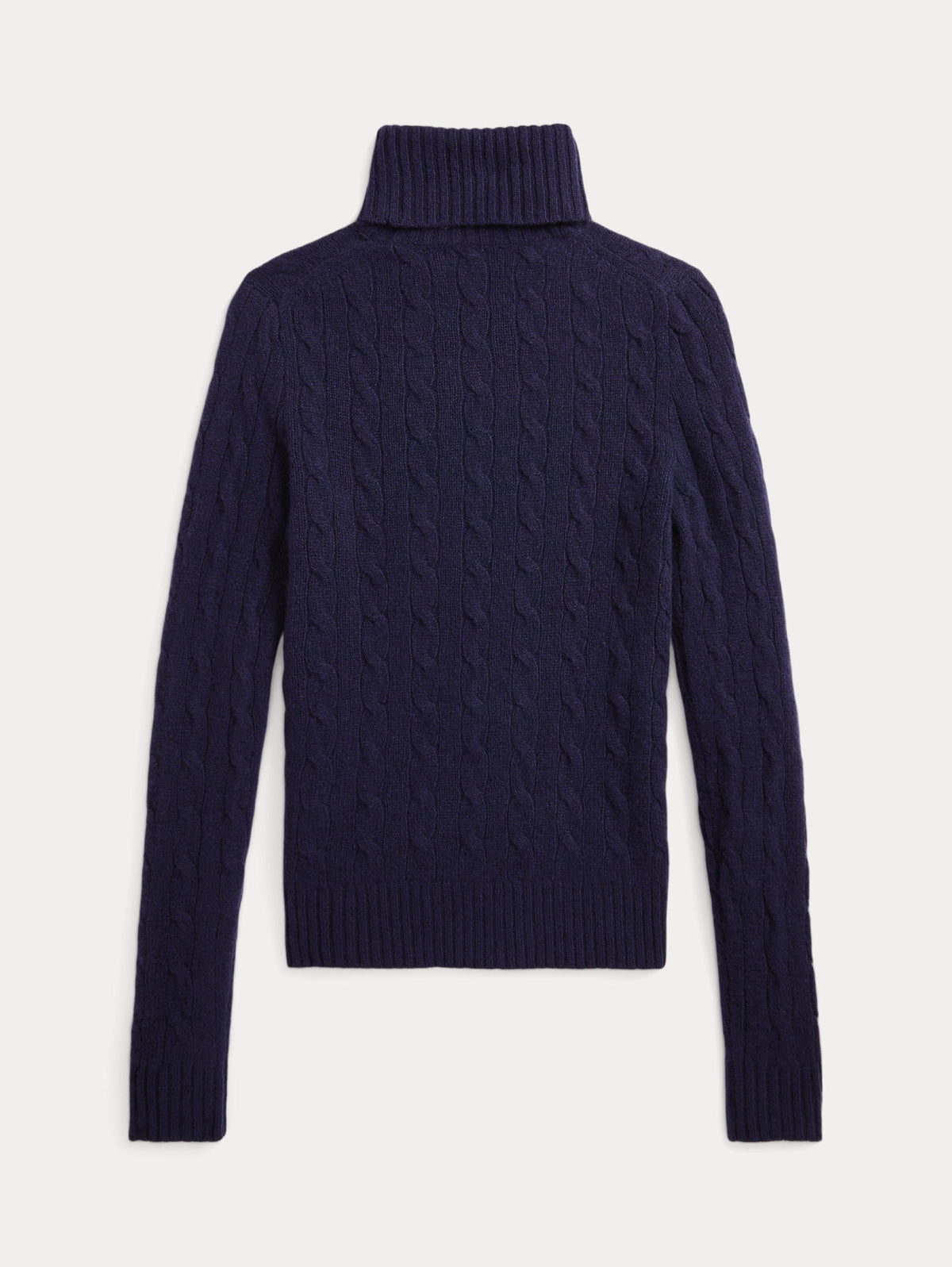 2026 New Arrival Maglia con Collo Alto a Trecce Blu Navy