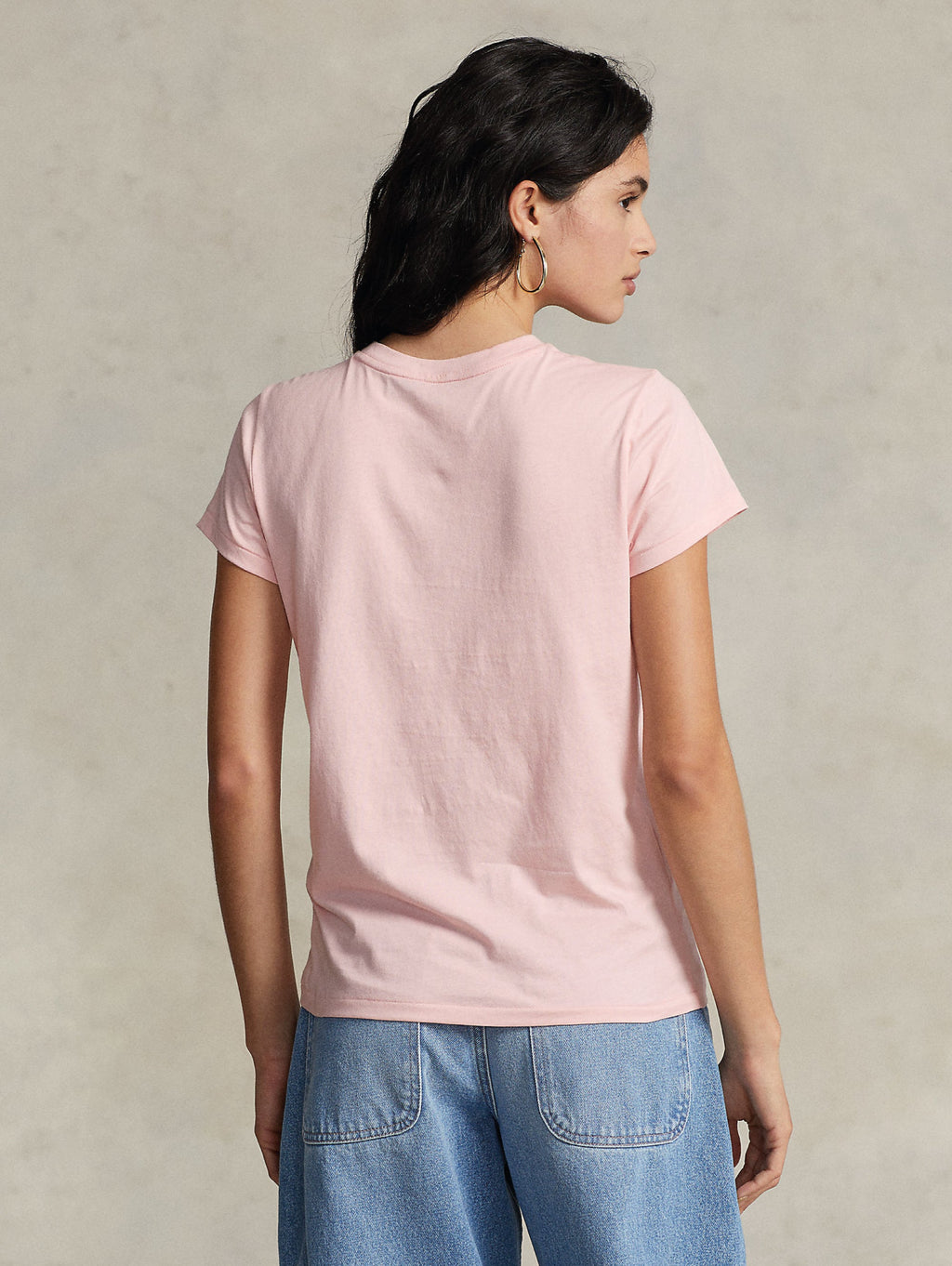 2026 New Arrival T-shirt Girocollo Basica Rosa
