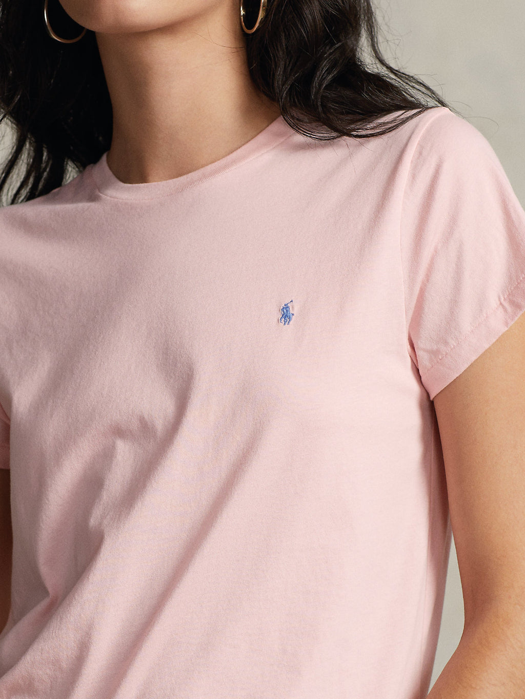 2026 New Arrival T-shirt Girocollo Basica Rosa