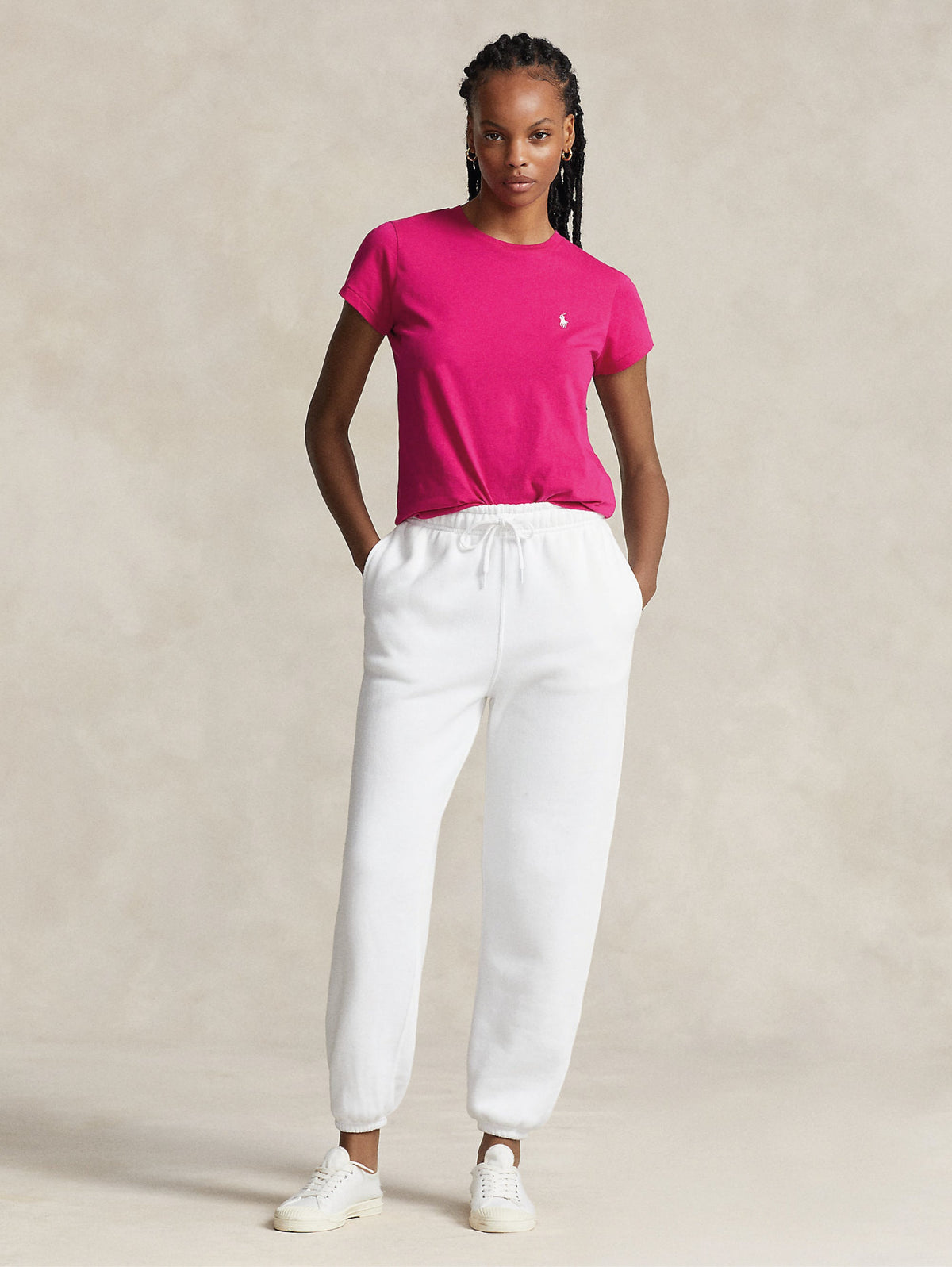 2026 New Arrival T-shirt Girocollo Basica Fucsia