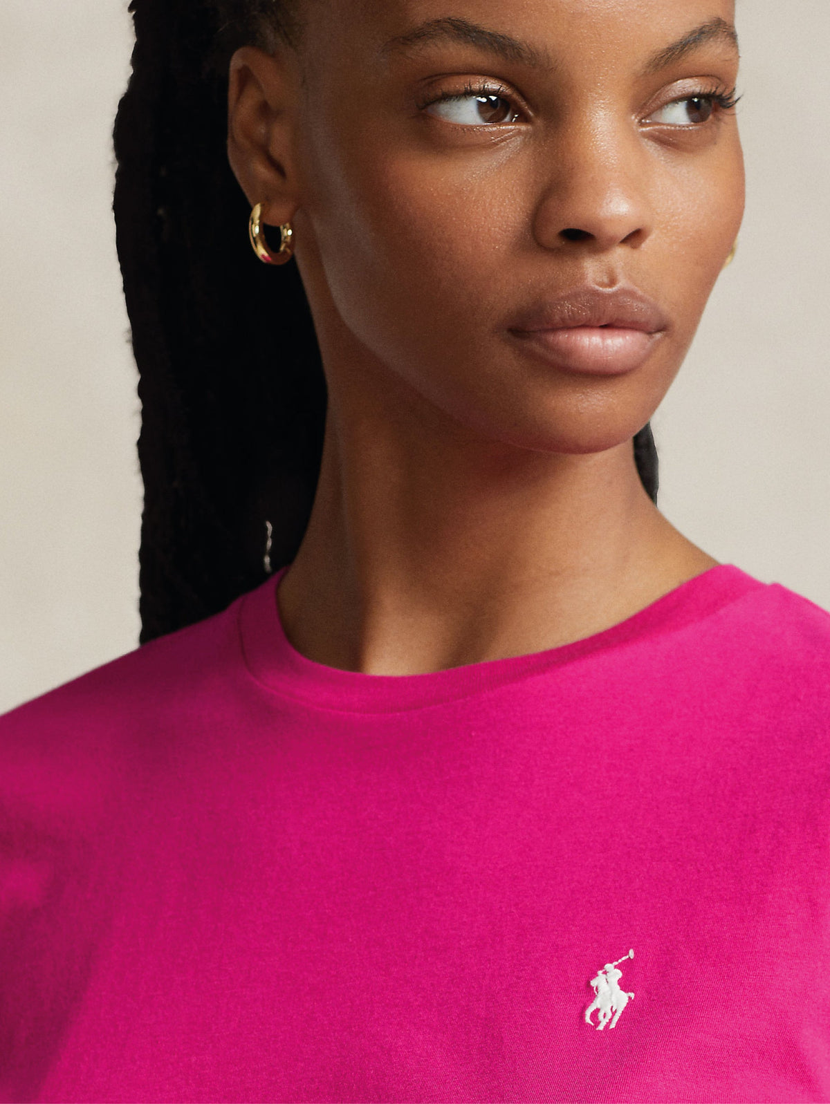 2026 New Arrival T-shirt Girocollo Basica Fucsia