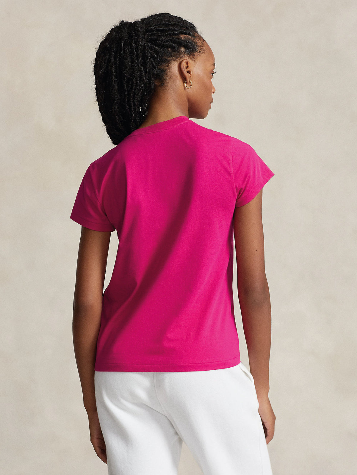 2026 New Arrival T-shirt Girocollo Basica Fucsia