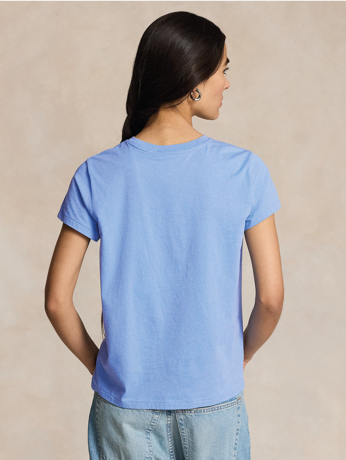 2026 New Arrival T-shirt Girocollo Basica Blu
