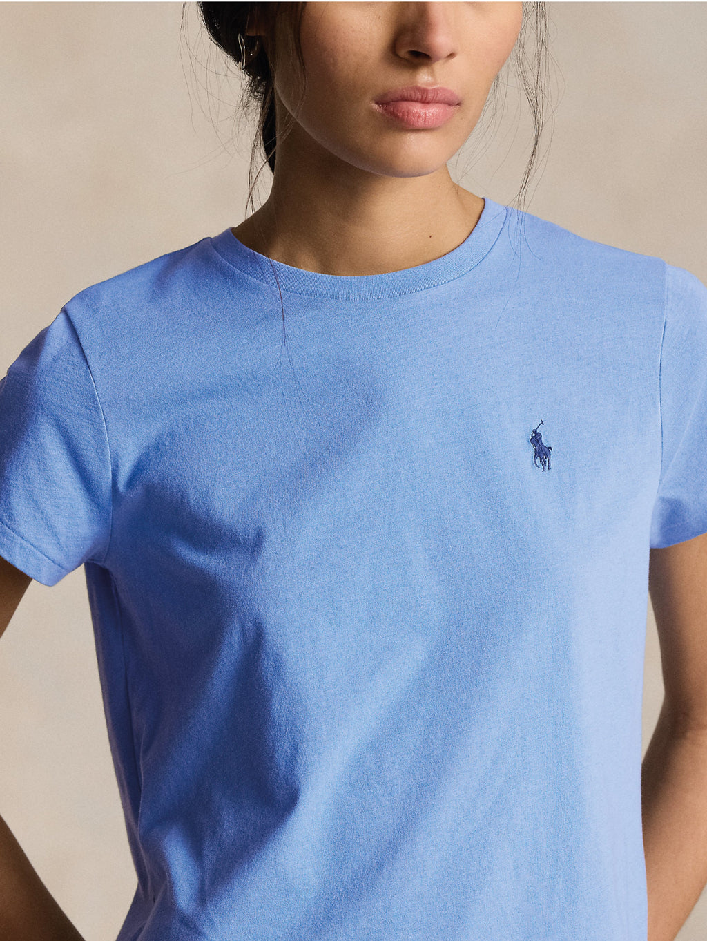 2026 New Arrival T-shirt Girocollo Basica Blu