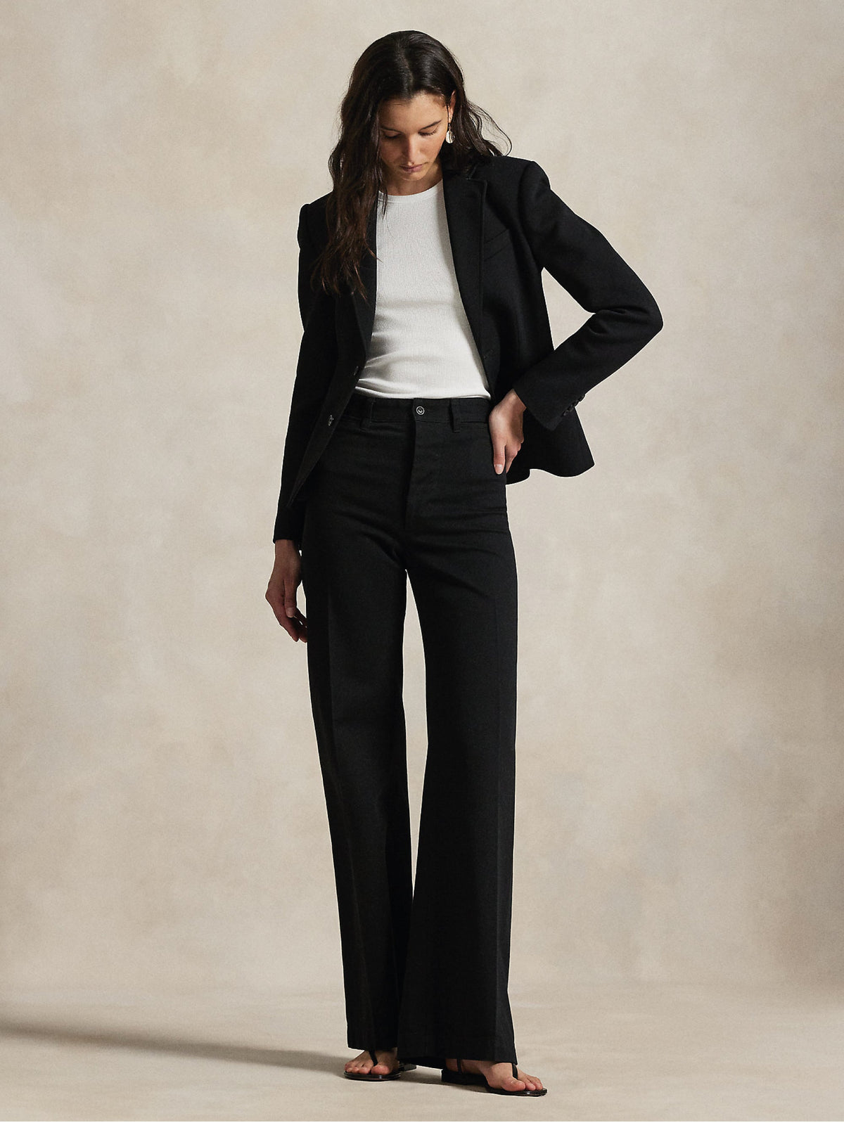 2026 New Arrival Pantaloni in Twill Giapponese Nero