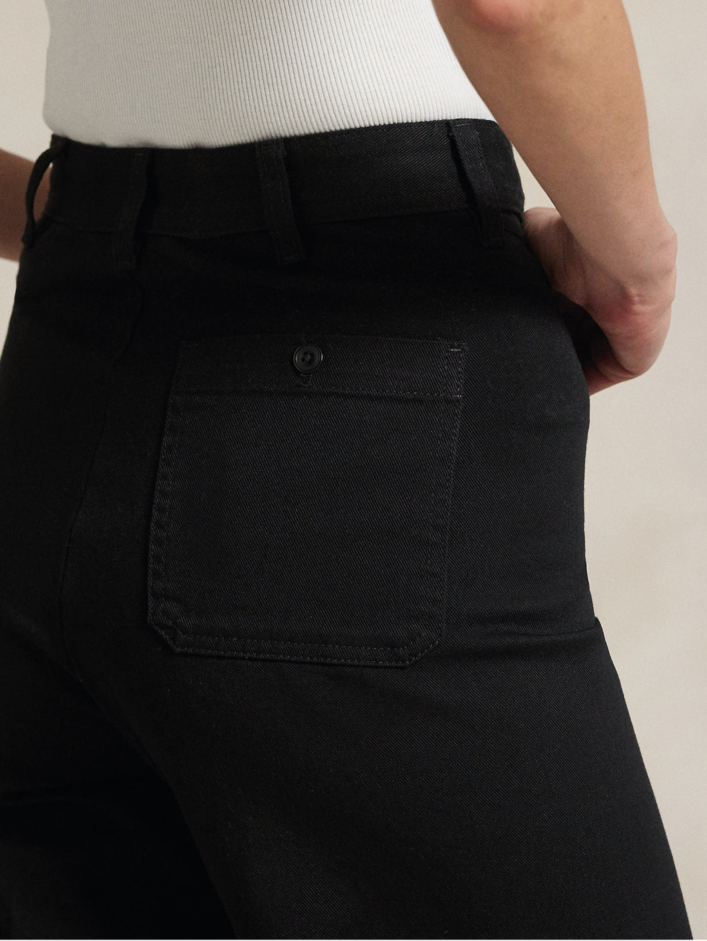 2026 New Arrival Pantaloni in Twill Giapponese Nero