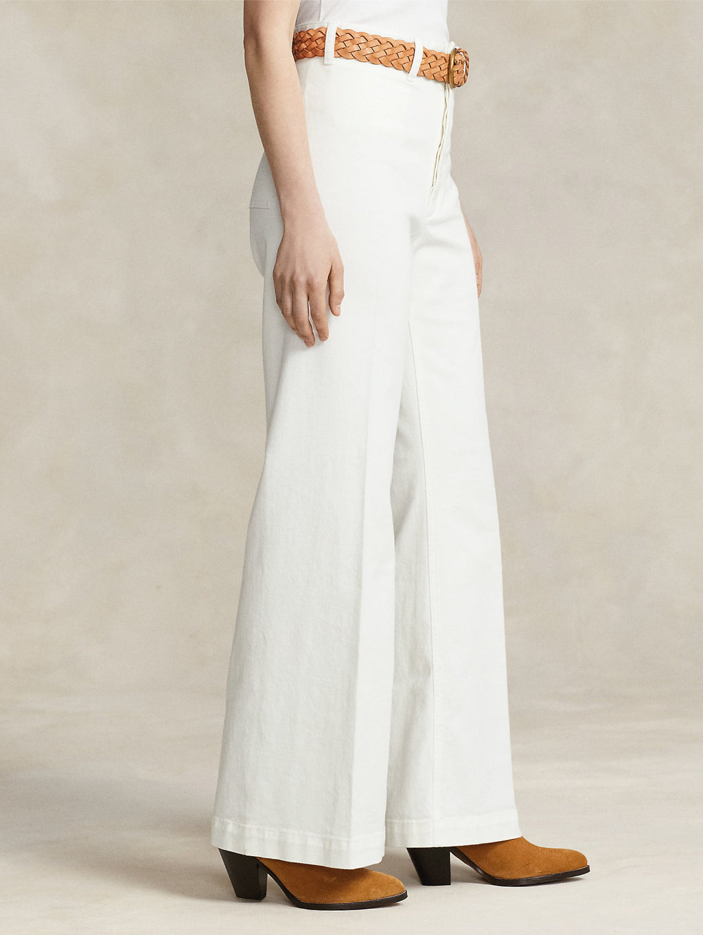2026 New Arrival Pantaloni in Twill Giapponese Bianco