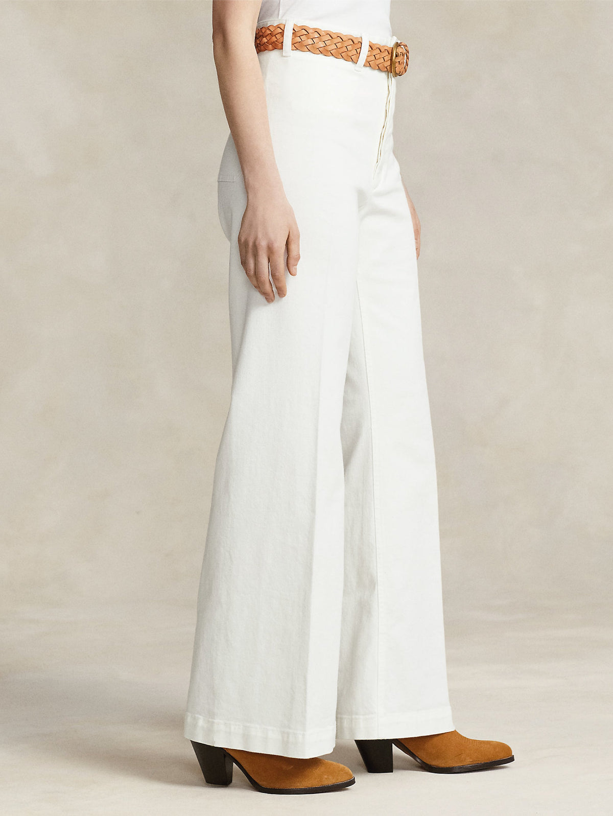 2026 New Arrival Pantaloni in Twill Giapponese Bianco