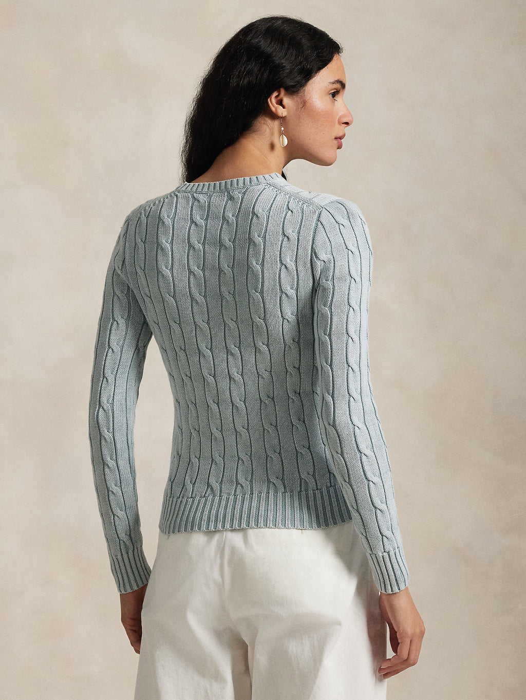 2026 New Arrival Maglia a Trecce in Cotone Polvere