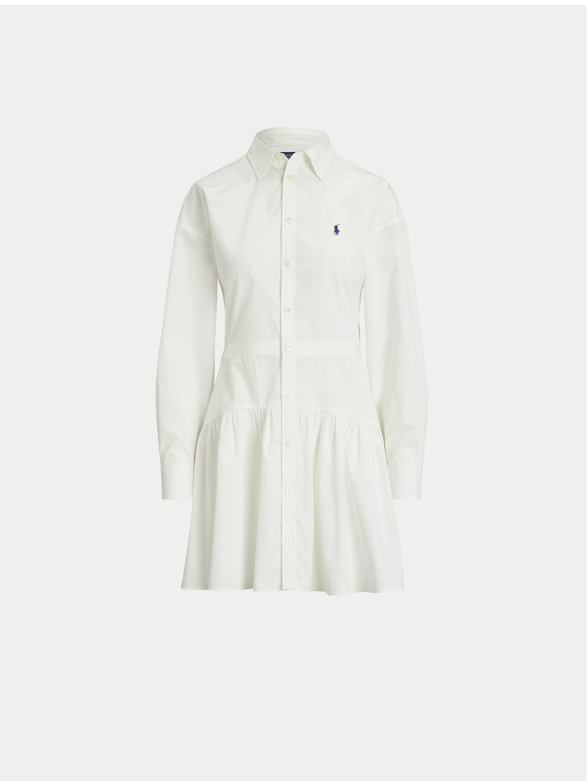 2026 New Arrival Abito in Popeline di Cotone Bianco