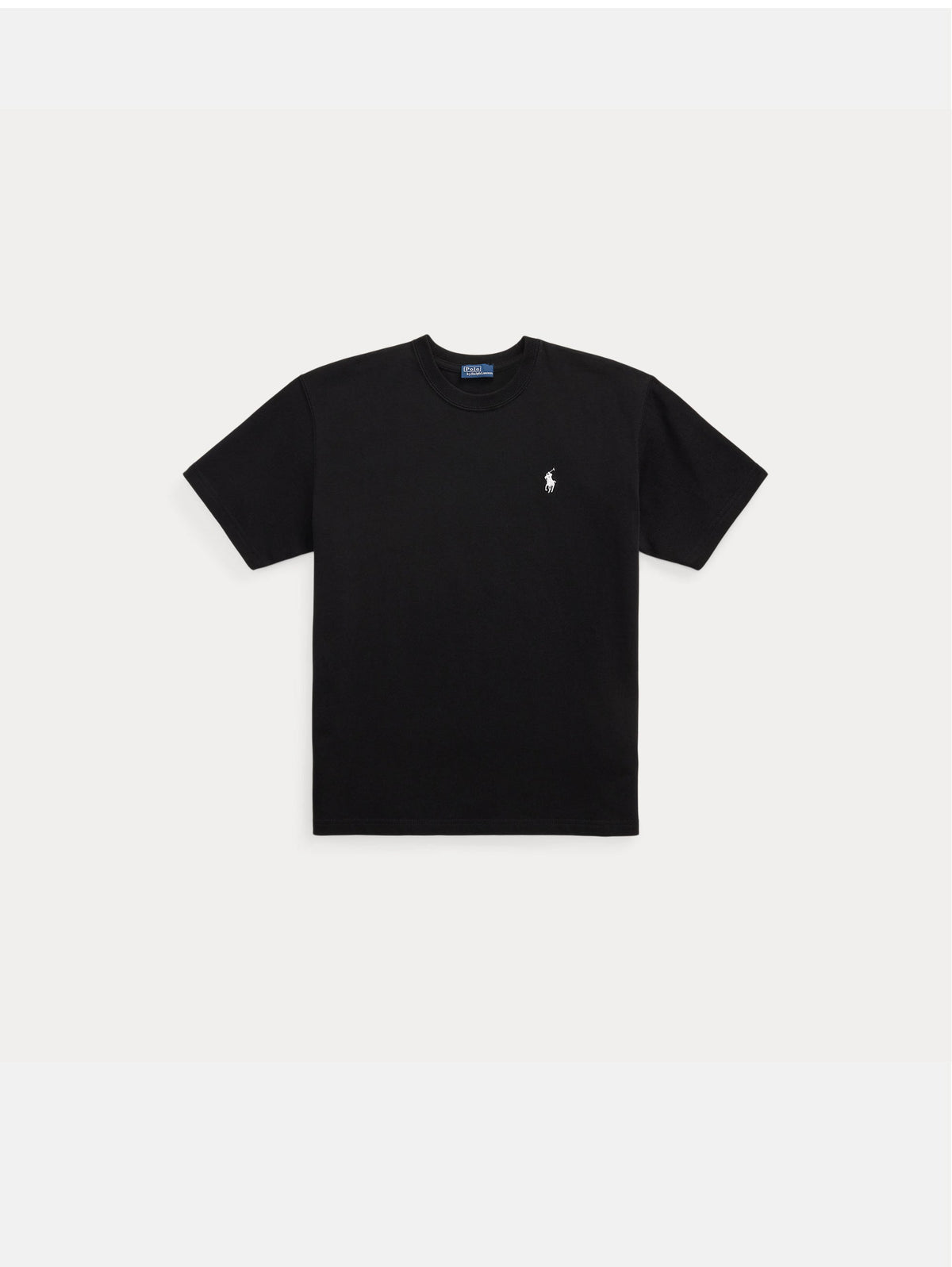 2026 New Arrival T-shirt in Jersey  Pesante con Taglio Morbido Nero