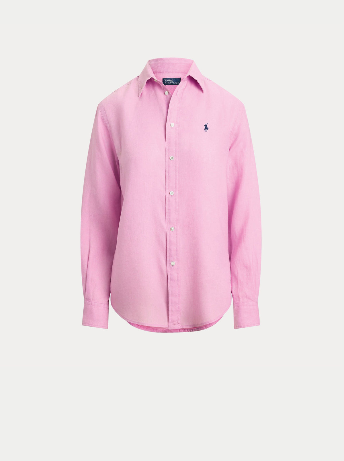 2026 New Arrival Camicia Classic Fit in Lino Rosa