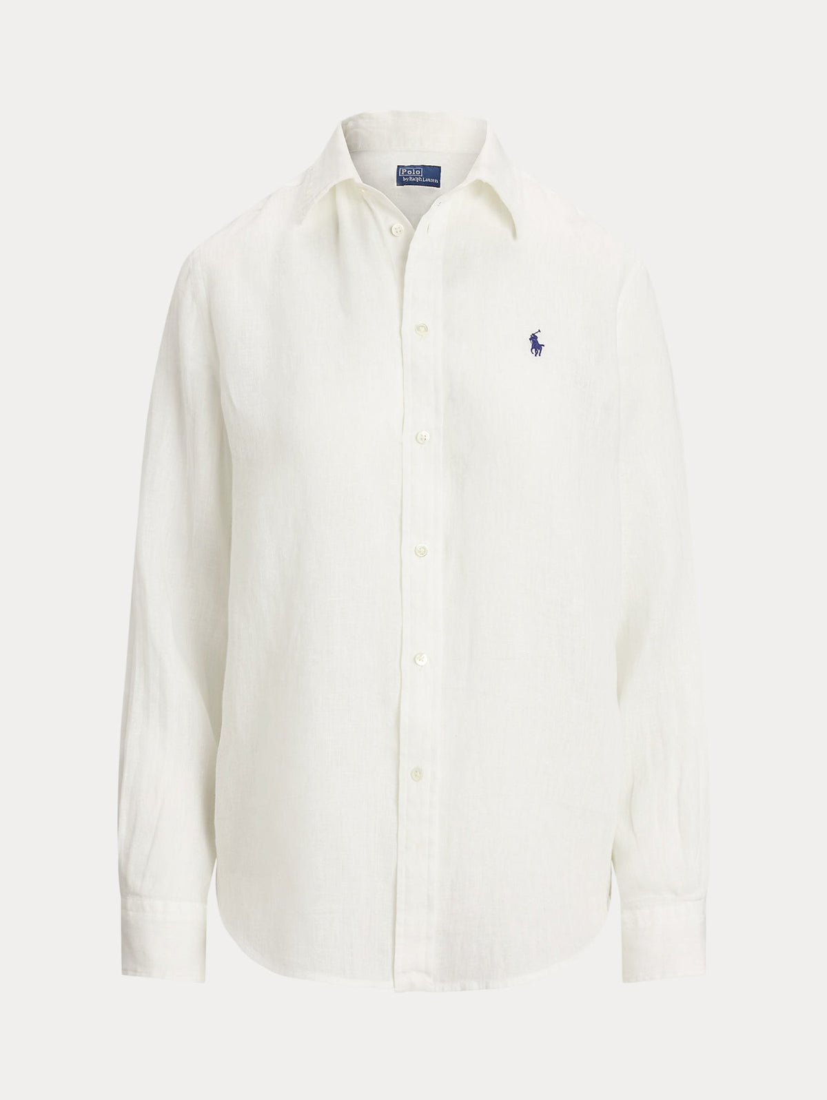 2026 New Arrival Camicia Classic Fit in Lino Bianco