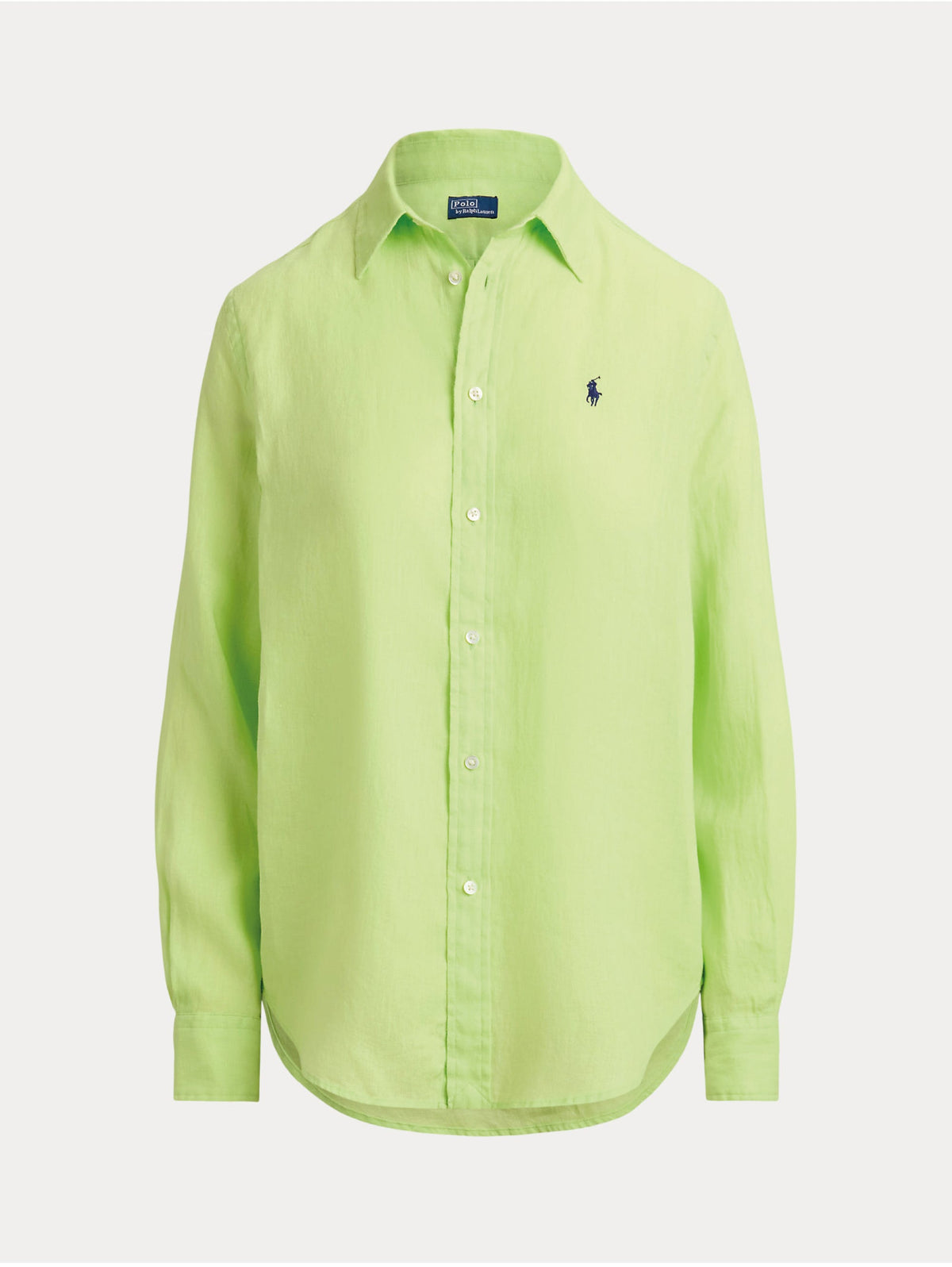 2026 New Arrival Camicia Classic Fit in Lino Verde