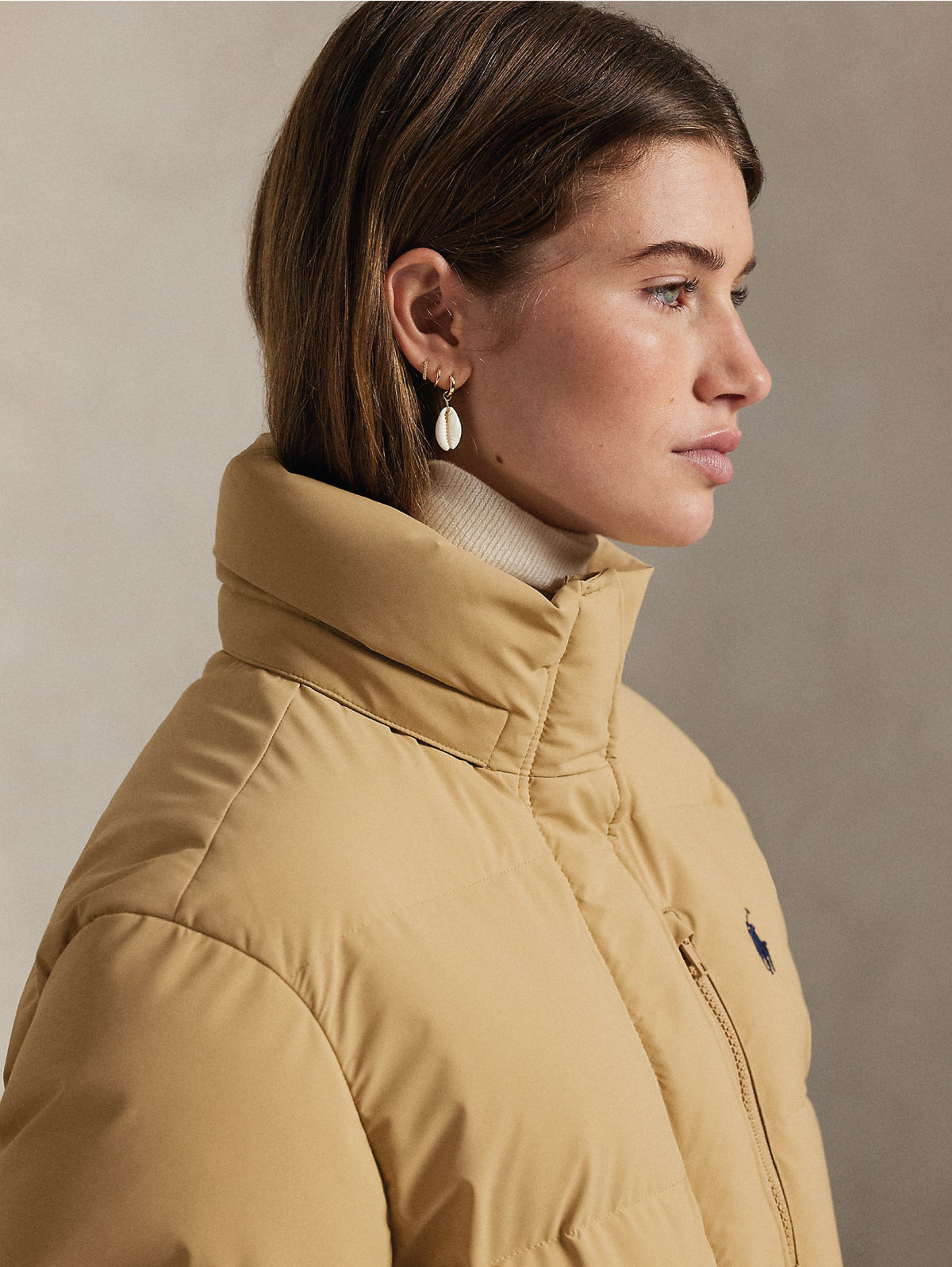 2026 New Arrival Piumino Trapuntato Opaco Cammello