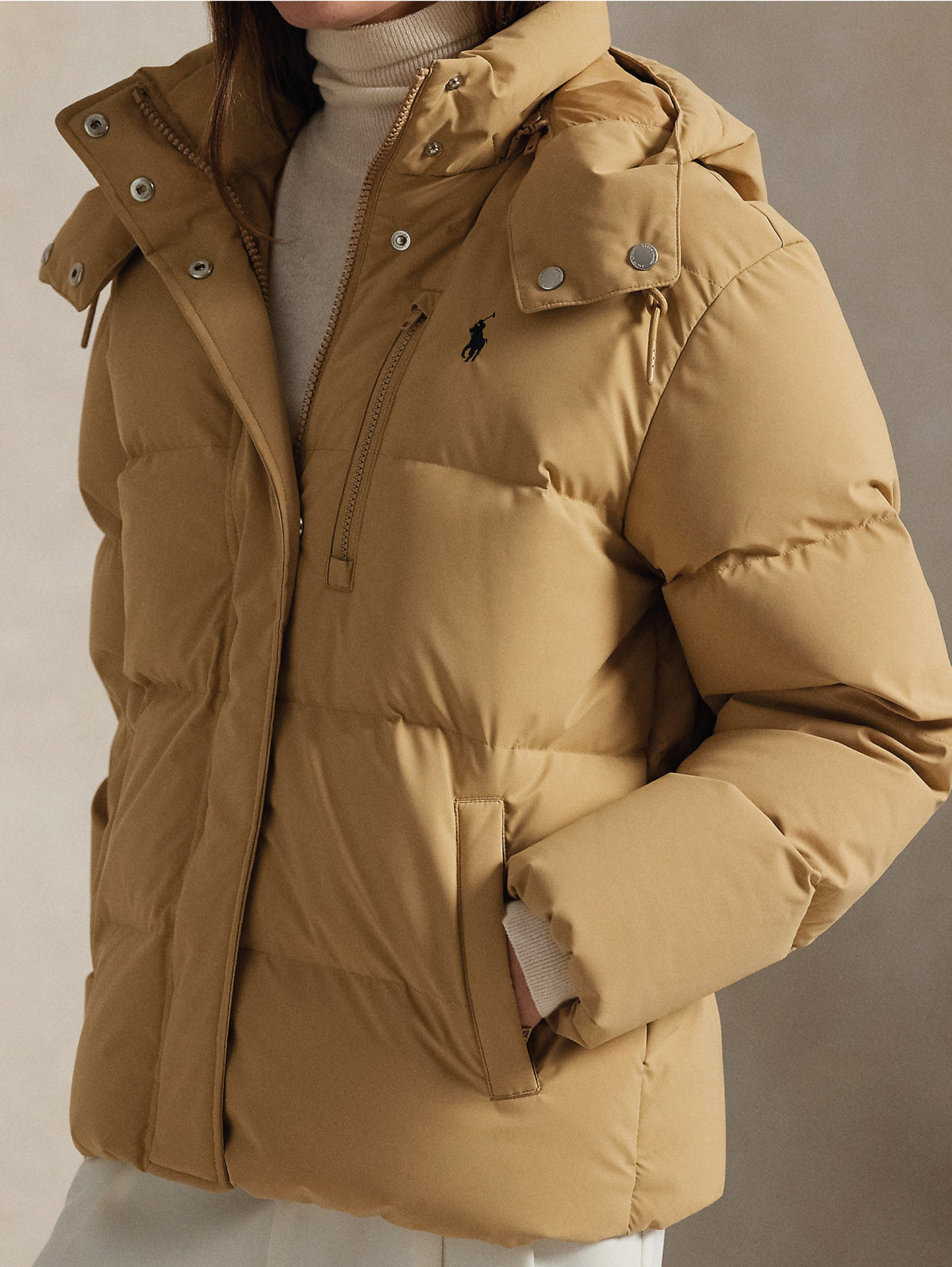 2026 New Arrival Piumino Trapuntato Opaco Cammello