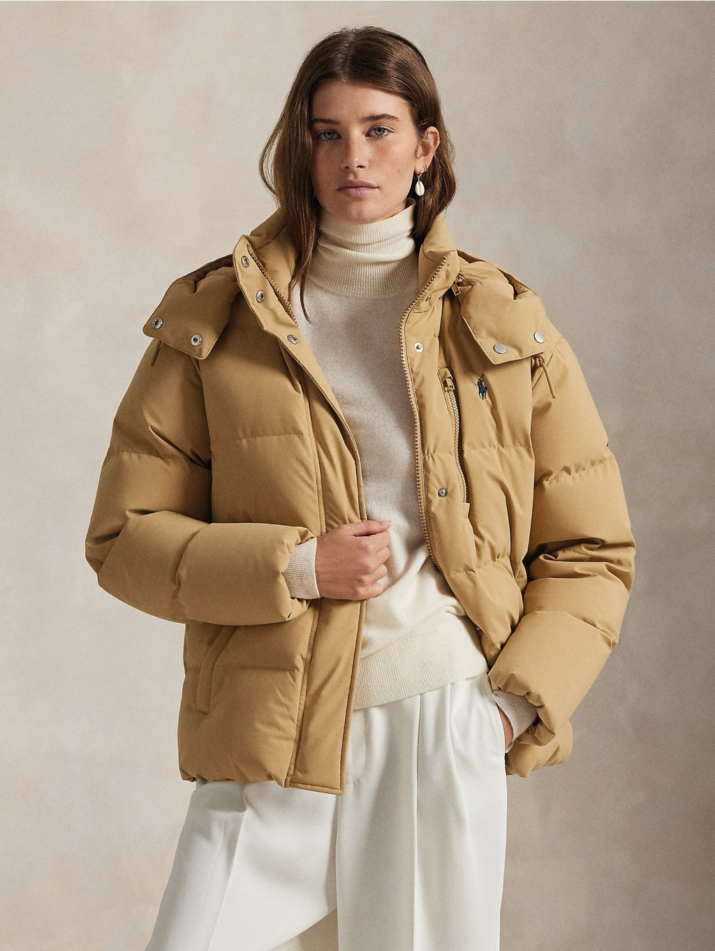 2026 New Arrival Piumino Trapuntato Opaco Cammello