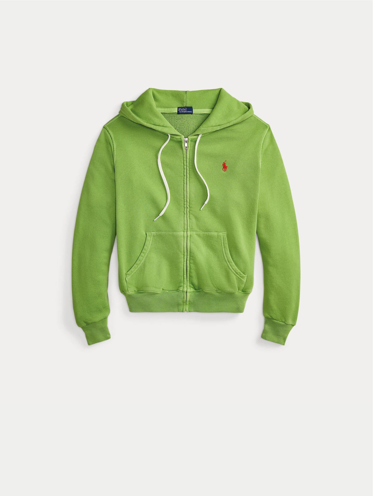 2026 New Arrival Felpa con Cappuccio Full Zip Verde