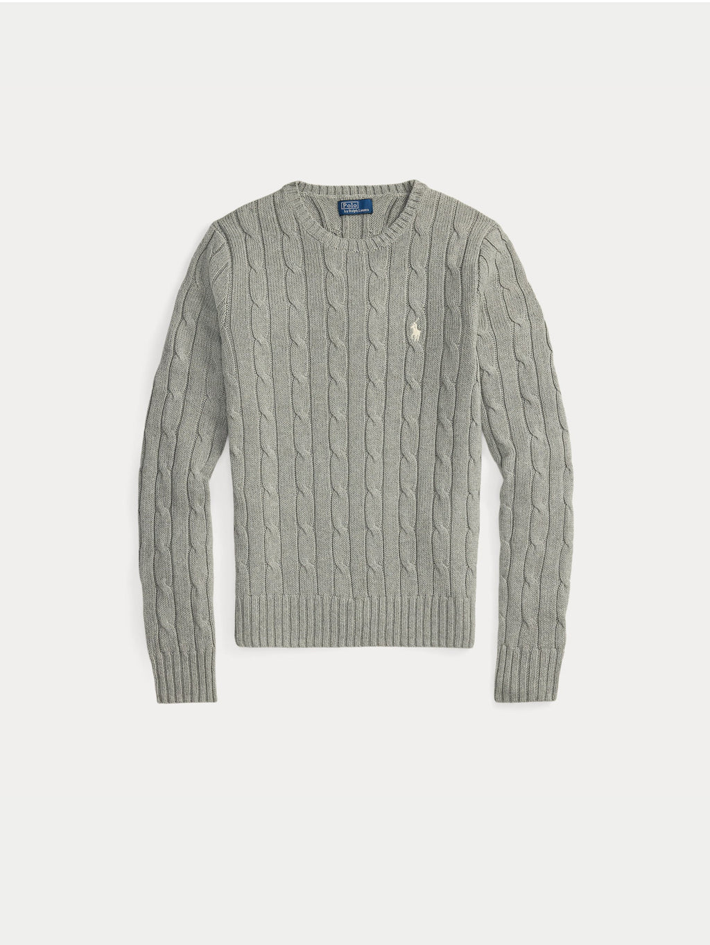 2026 New Arrival Maglia a Trecce in Cotone Grigio