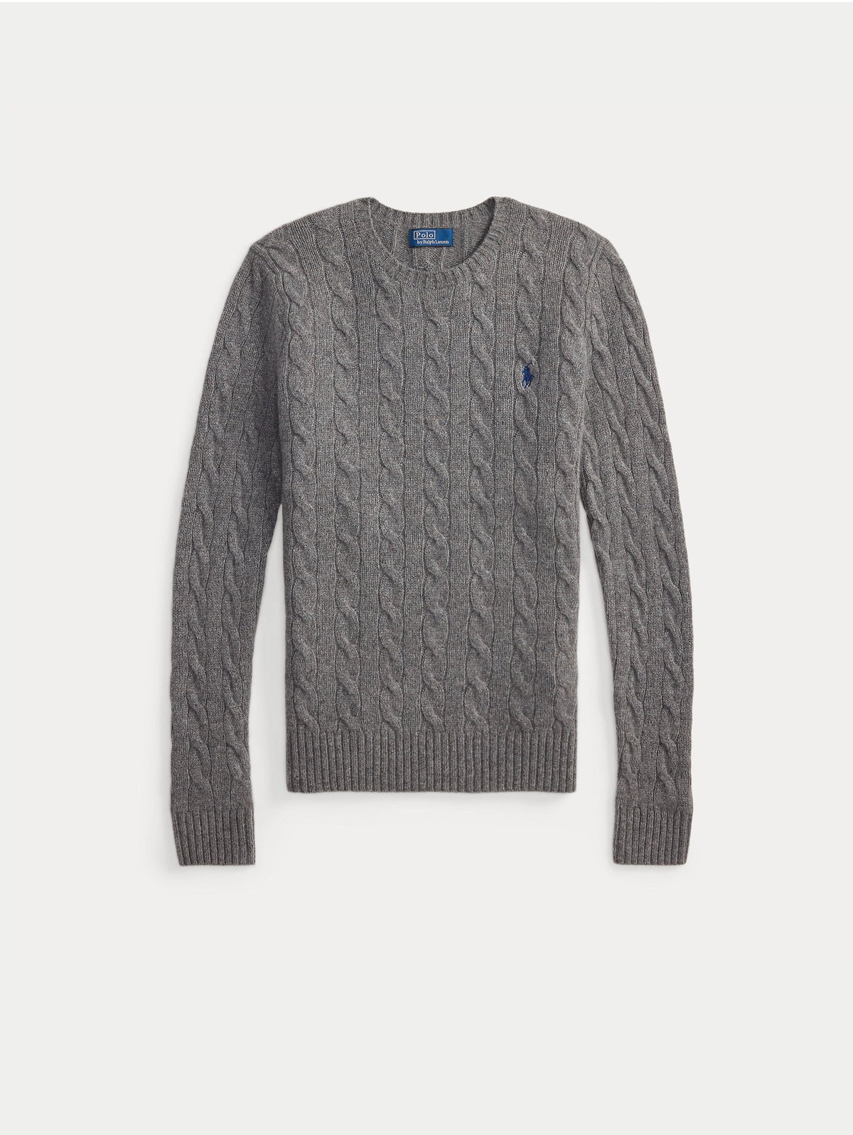 2026 New Arrival Maglia a Trecce in Misto Cashmere Grigio