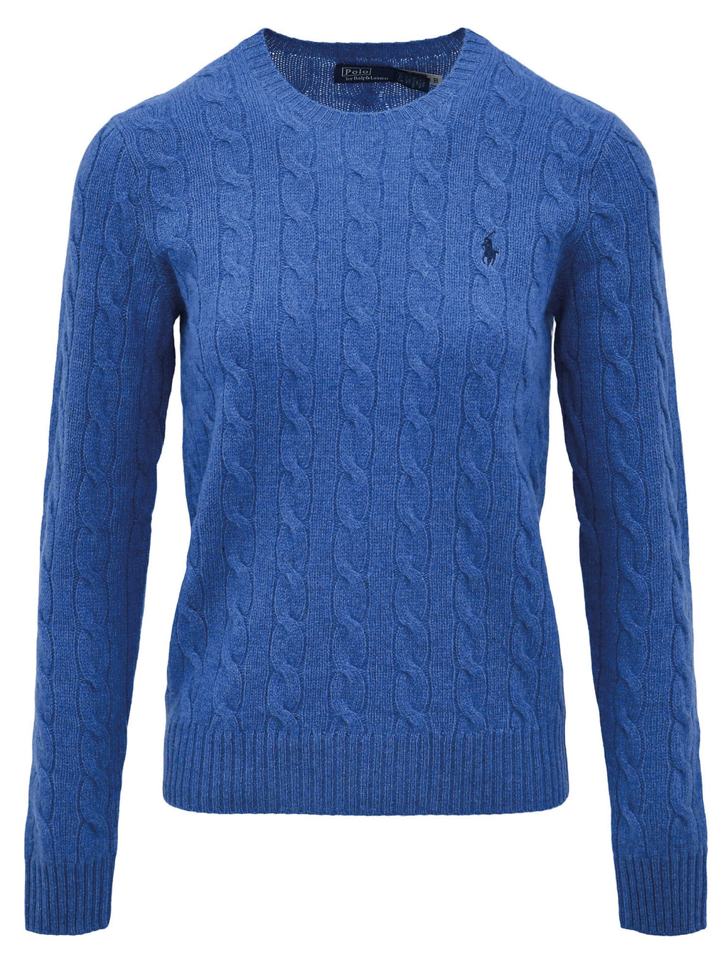2026 New Arrival Maglia a Trecce in Misto Cashmere Cobalto