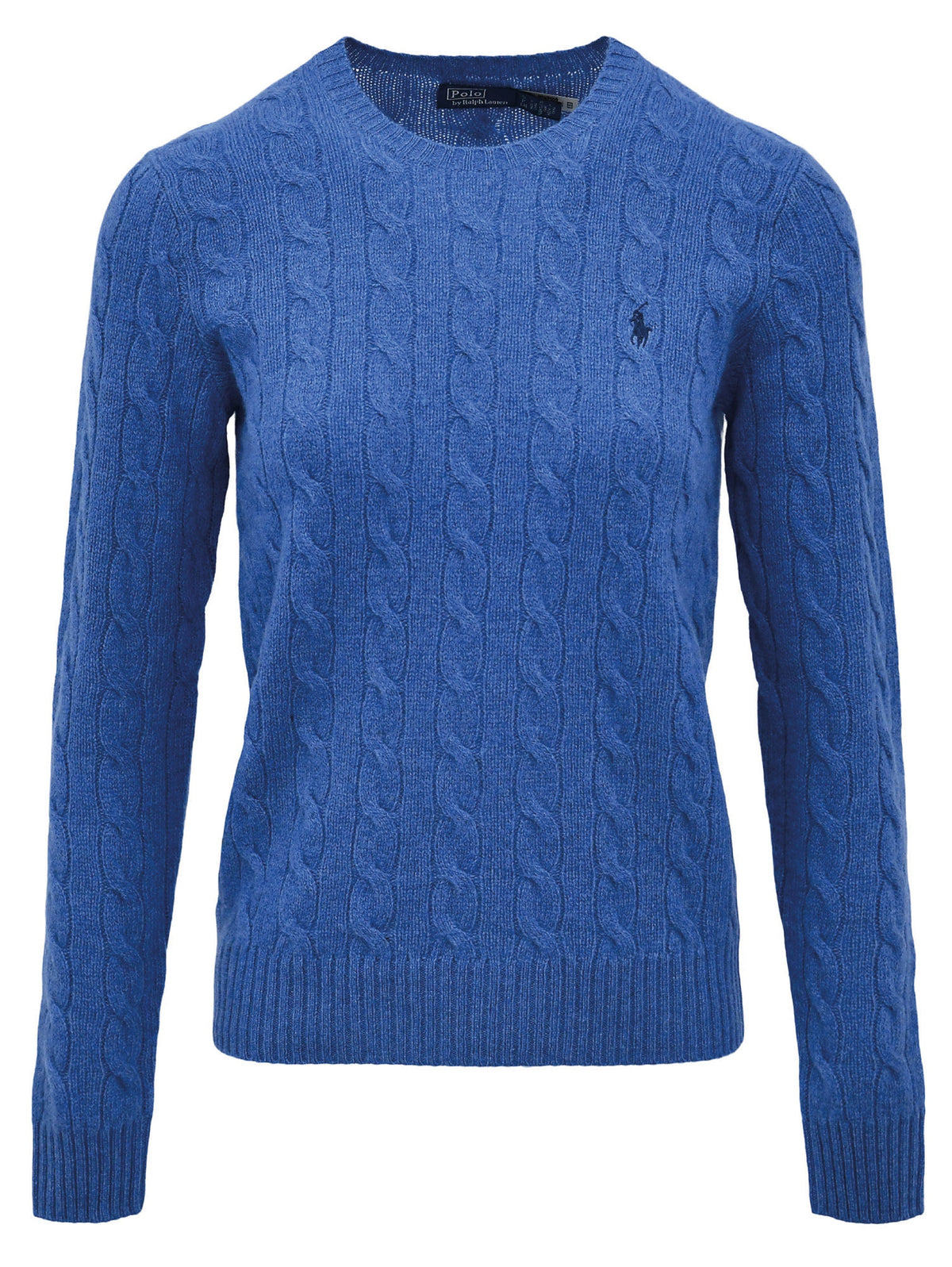 2026 New Arrival Maglia a Trecce in Misto Cashmere Cobalto