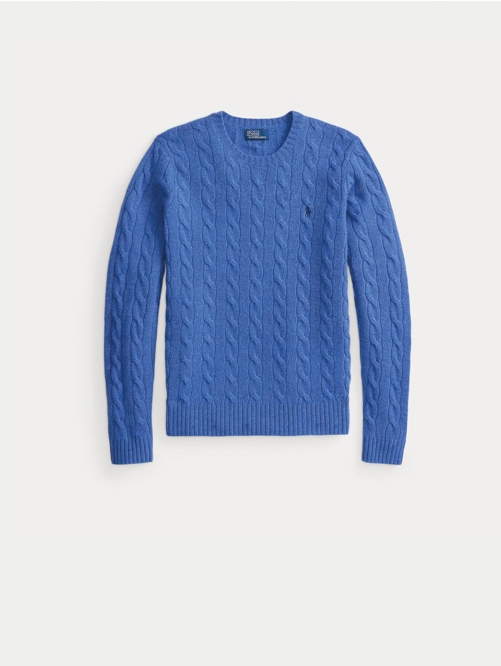 2026 New Arrival Maglia a Trecce in Misto Cashmere Cobalto