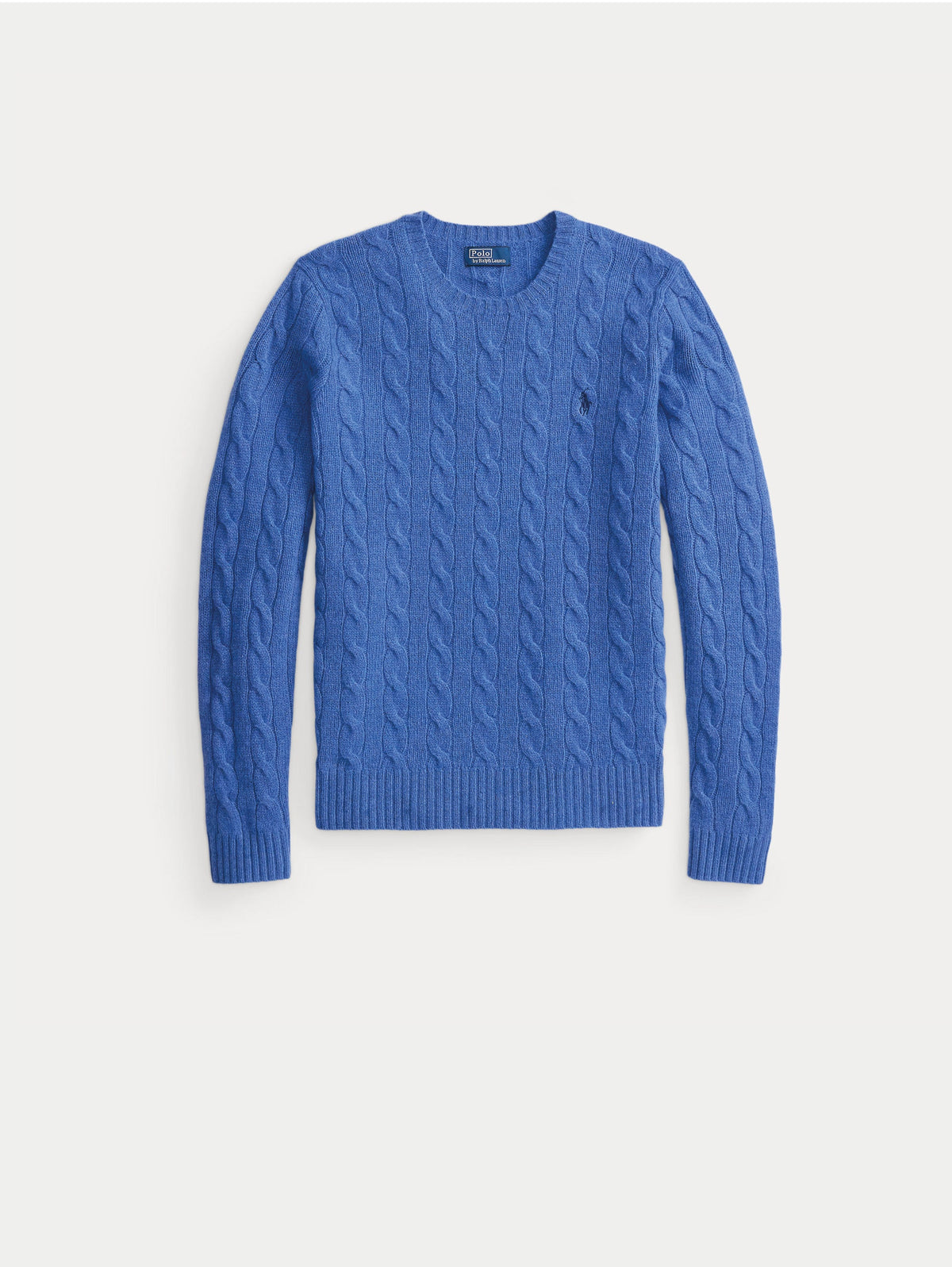 2026 New Arrival Maglia a Trecce in Misto Cashmere Cobalto
