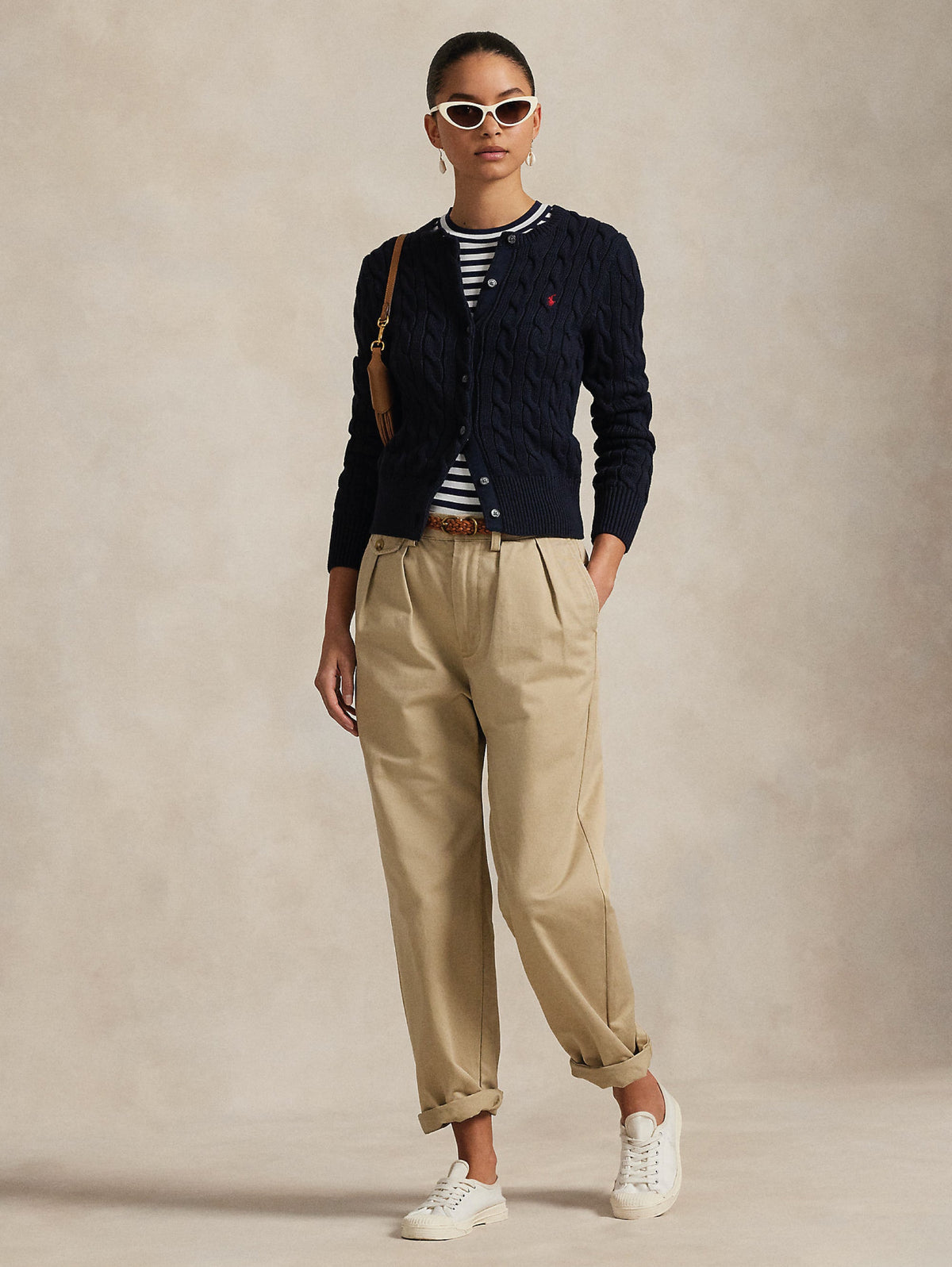 2026 New Arrival Cardigan in Cotone a Trecce Blu